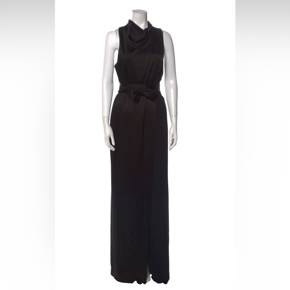 Halston Black Dress